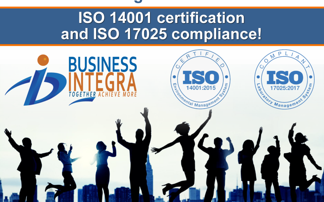 BI earns 2 new ISO certifications: Environmental Management and Testing / Calibration